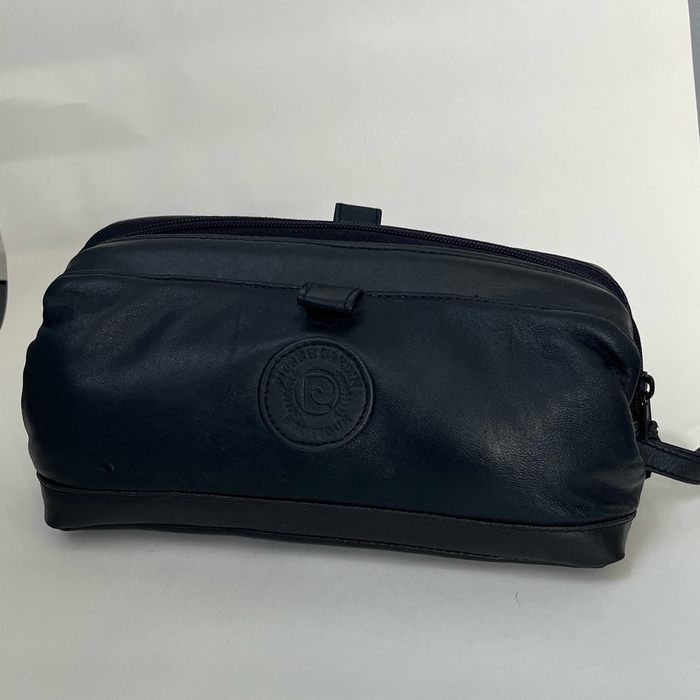 Vintage Pierre Cardin Boutique Leather Dopp Toiletry Doctor’s Bag